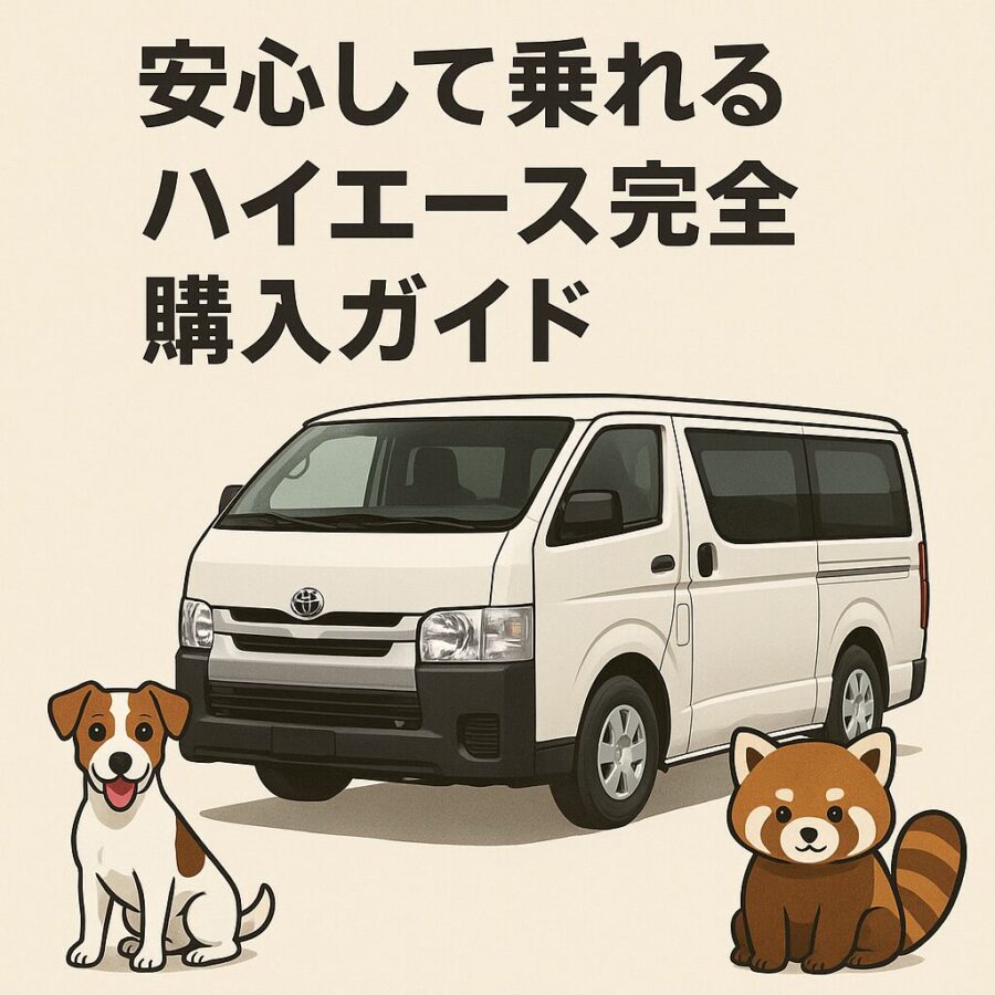 🚐【2025最新】トヨタ・ハイエース初心者でも安心して乗れる “優しい大型ワゴン” 完全購入ガイド
