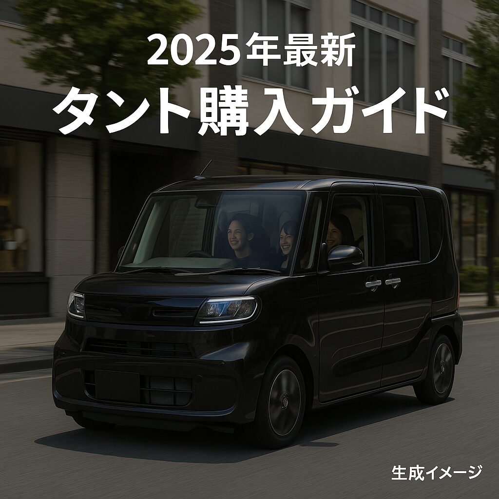 【2025最新】「タント」初心者向け購入ガイド