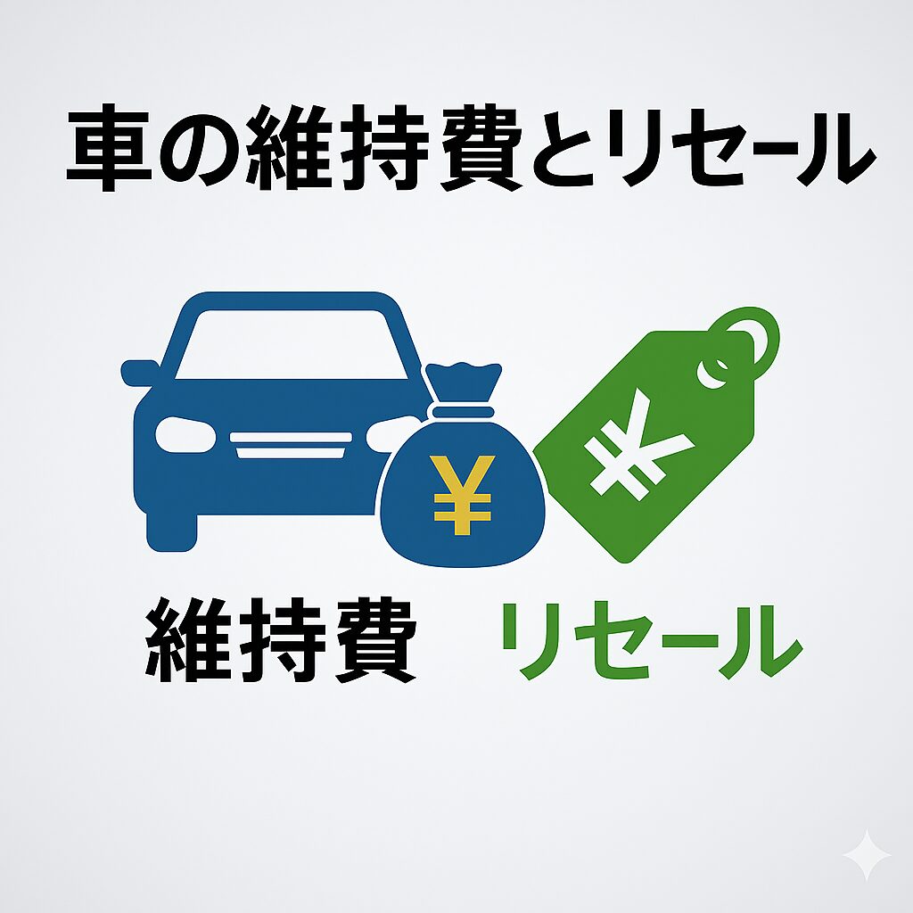 🚗【保存版】維持費とリセールバリューって何？