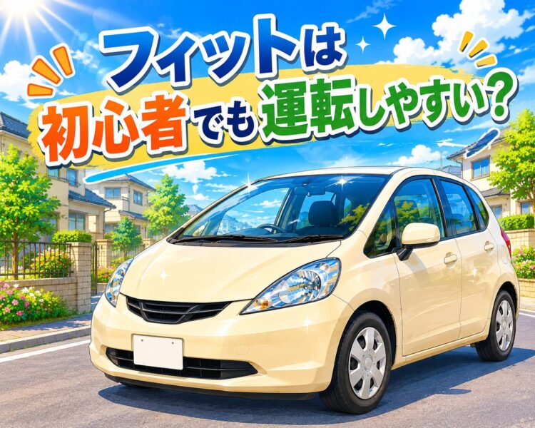 【2026最新】ホンダ・フィットは初心者でも運転しやすい？「軽より難しい？」の不安をデータで解消する完全ガイド