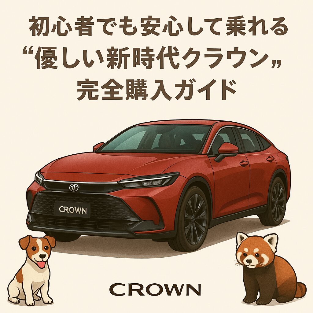 【2026最新】トヨタ・クラウンは初心者でも運転できる？“優しい新時代クラウン”完全ガイド