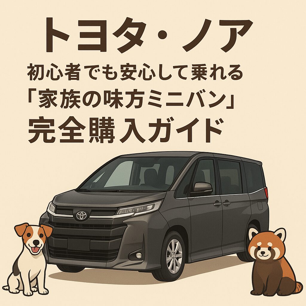 【2026最新】トヨタ・ノアは初心者でも運転できる？“家族の味方ミニバン”完全ガイド