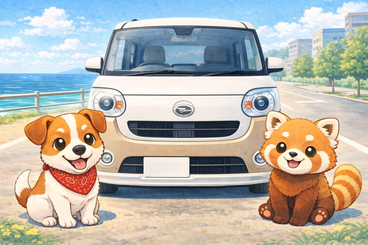 ダイハツ・ムーヴキャンバスは「運転が怖い」「毎日バタバタする」初心者のための、“生活の摩擦を減らす”スライドドアの軽自動車