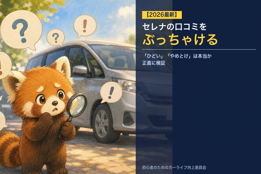 【2026最新】セレナの口コミをぶっちゃける｜「ひどい」「やめとけ」の声と「買って正解」を正直に検証