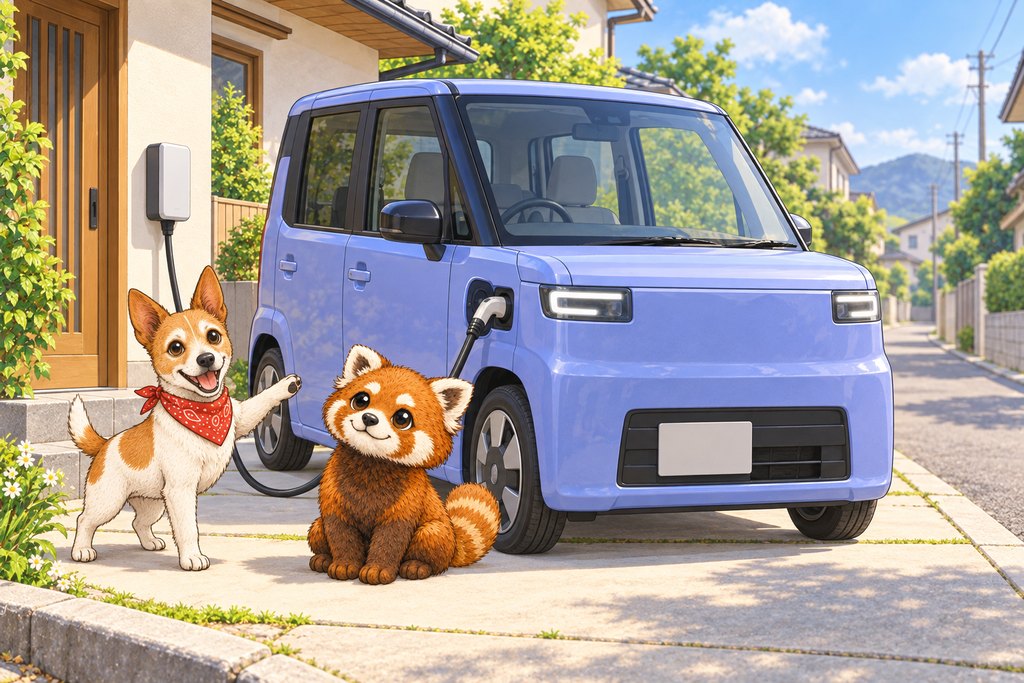 軽EV5台を公式データで比較｜スズキ e SKY は310km・212万円から
